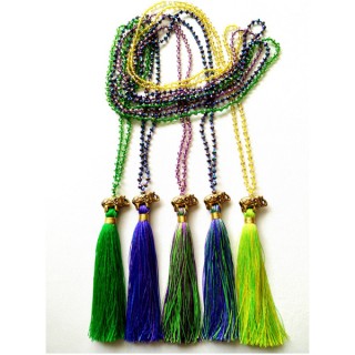 tassels necklaces beads crystal elephant caps bronze 50 pieces free shipping Mix